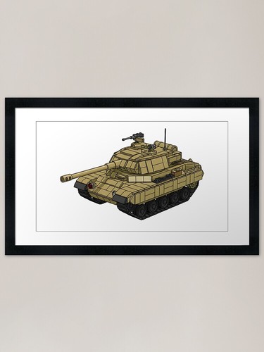 Lego tank framed art - lego,