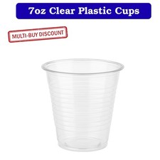 7oz Clear Plastic Cups