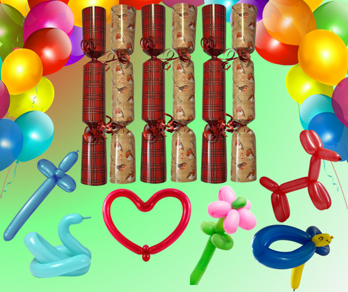 Christmas crackers balloon - crackers,