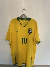Brazil 2008 Home Football Shirt Ronaldinho
