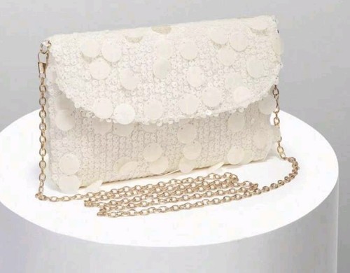 Women ivory sequin clutch - women’s,