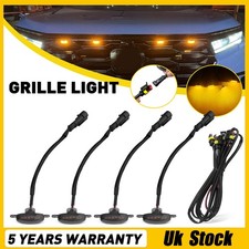 4pcs Car Amber Yellow Front