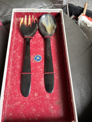 Vintage genuine horn salad - vintage,