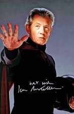 Sir Ian McKellen Signed Autographed 12 x8" photo and COA