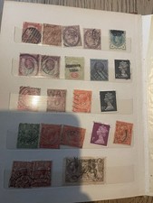 Collection of Old British Empire stamps on Stock cards.