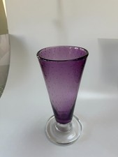 ART DECO GLASS VASE STEVENS &