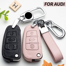 Leather Car Remote Key Chain