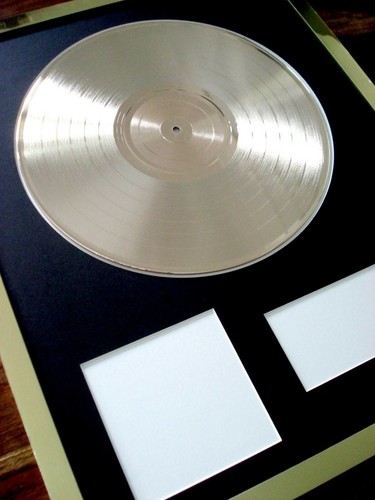 Personalised gold album - gold, 12"