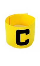 Sports Armband Player Football Badge Captain Band Soccer Adjustable C-mark