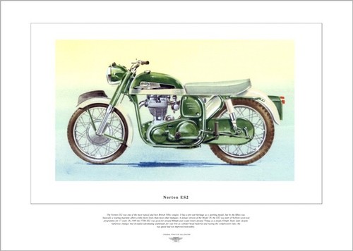 Norton es2 motorbike - es2-, fine