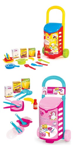 Kids play shopping trolley - shopping,