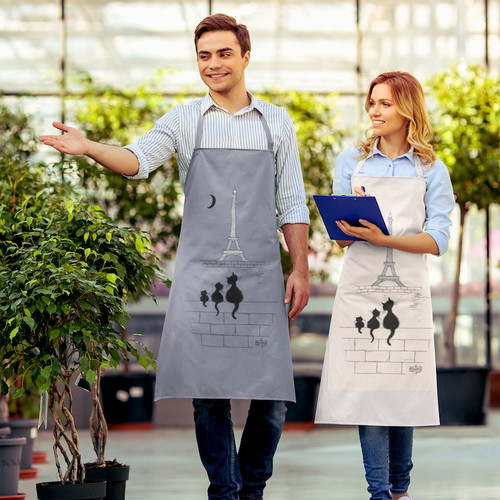 Cat apron dubout cats - cats, eiffel