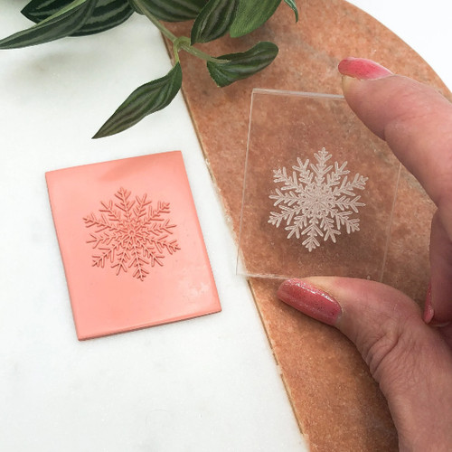 Snowflake texture stamp - 2,
