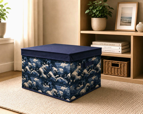 Large collapsible storage box - collapsible,