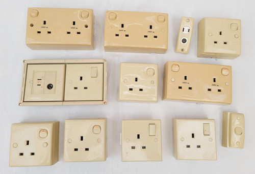 Job lot power sockets - sockets, tv