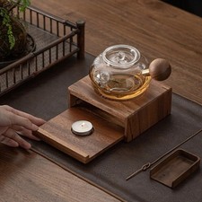 Wooden Teapot Warmer Heater