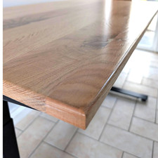 Solid Red Oak Desk Top 120 ×