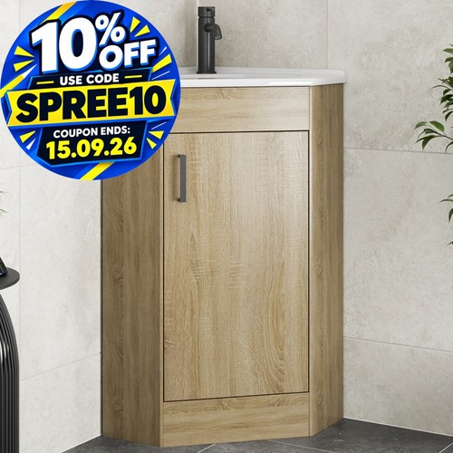 Bathroom single door corner - single,