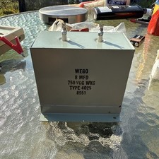 Wego 8 MFD 750 V DC WORKING. TYPE 4025 8551