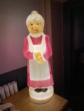 Mrs Claus Christmas Blow Mold Light Up
