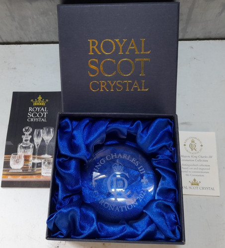 Boxed royal scot crystal king - royal,