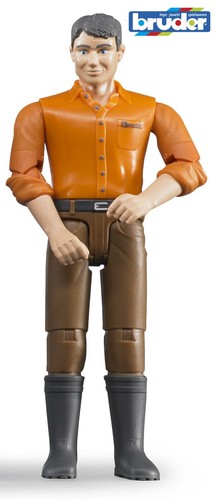 Bruder bworld man figure - bworld, light