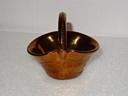 Vintage copper lustre - vintage, pottery
