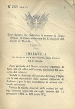 R.D.che costituisce il comune