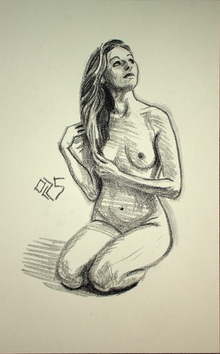 Original female charcoal - original,