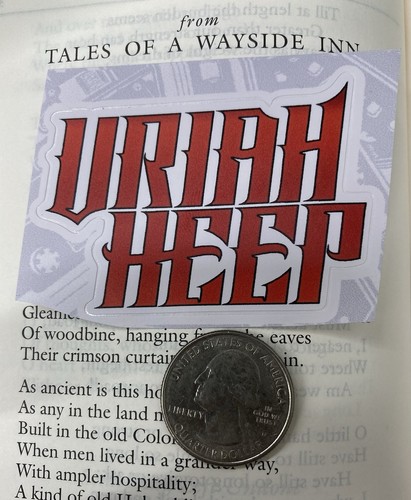 Uriah heep band - uriah, sticker