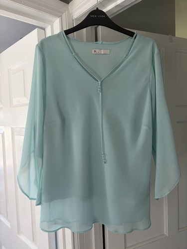 Turquoise blouse size - blouse,