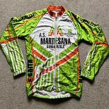 Cycling Jersey Vintage Long Sleeved Size XL 90s Shiny