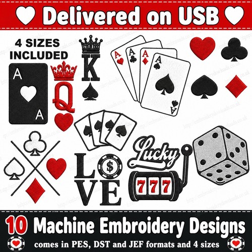 Casino embroidery designs pes - casino,