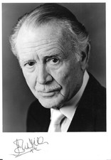 John Mills - Hand Signed Photograph - Undedicated