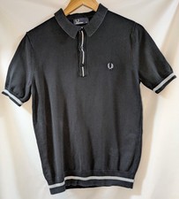 Fred Perry Knitted Polo Shirt