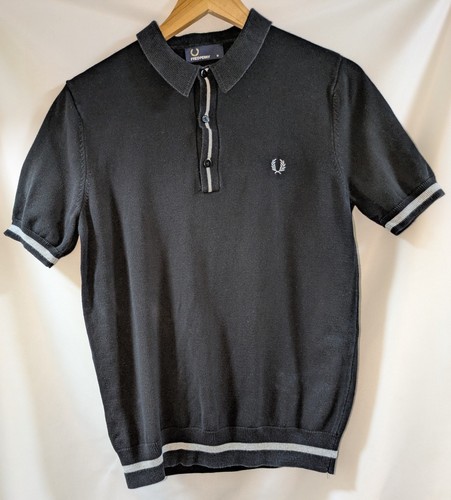 Fred perry knitted polo shirt - perry,