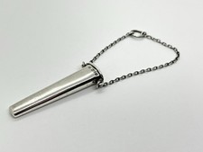 Antique Solid Sterling Silver Scissors Chatelaine Holder Case by William Comyns