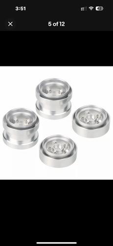 Aluminium wheels for - aluminium, tamiya