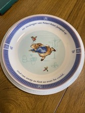 Peter Rabbit Plate Edgewood Potter My Beatrix Potter 2001 6”