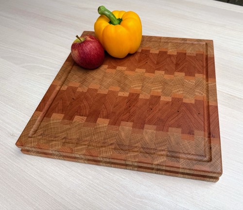 Handmade solid hardwood - solid, end