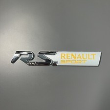RS Renault Sport Badge Yellow