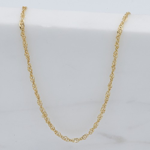 Real 9ct yellow - 9ct, 2mm