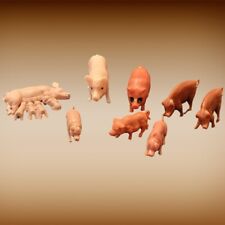 8 Micro Mini Farm Pigs Piglets