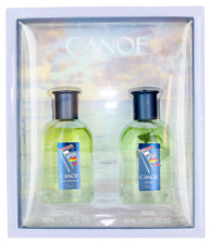 Canoe by Dana For Men SET: EDT splash 2 oz + Aftershave Lotion New
