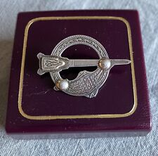 Beautiful Tara Brooch, 925  Sterling Silver, Signed SD,  Hallmarked, Celtic