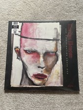 Marilyn Manson One Assassination Under God Tan Red Black Bone Splatter Vinyl Lp