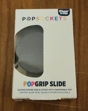 POPSOCKETS Popgrip Slide Black | Sliding Phone Grip for iPhone Pro