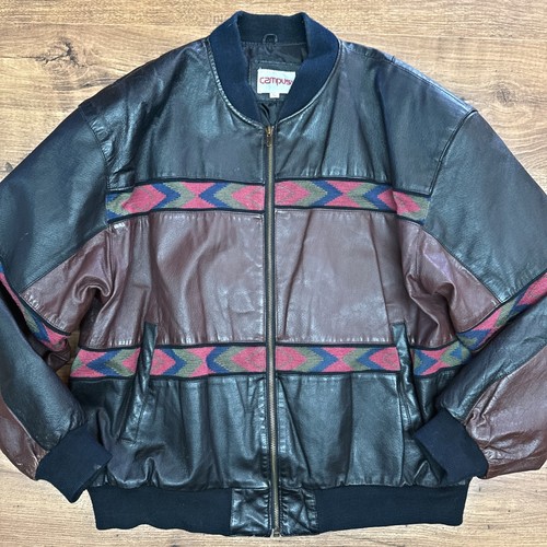 Vintage 80s campus leather - vintage,