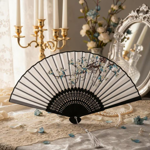 Cherry blossom bamboo fan - cherry,