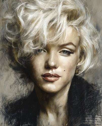 Marilyn monroe with platinum - marilyn,